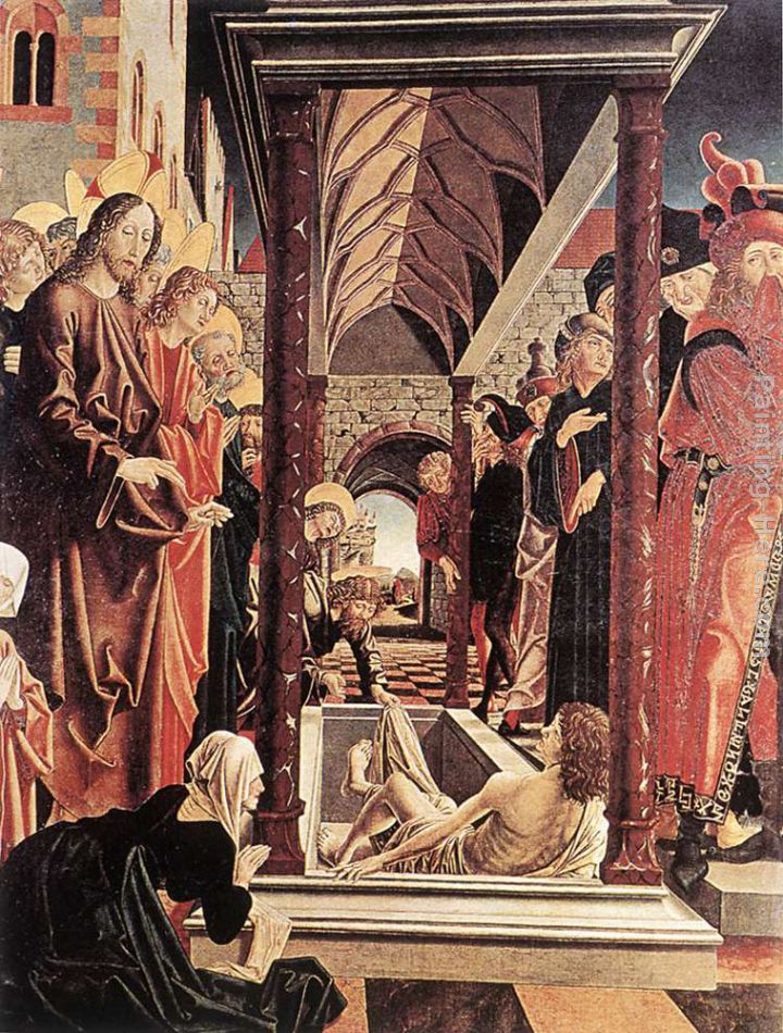 Michael Pacher St Wolfgang Altarpiece Resurrection of Lazar